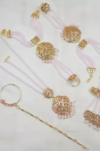 Neacklesh  set moti  kundan