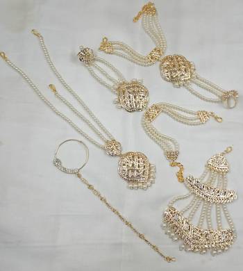 Neacklesh  set moti  kundan 3