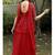 Red Georgette Embroidered Pakistani Sharara Suit