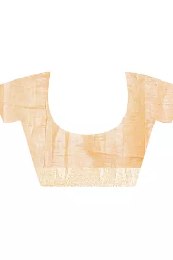 Kota tissue zari embroidery saree (yellow)