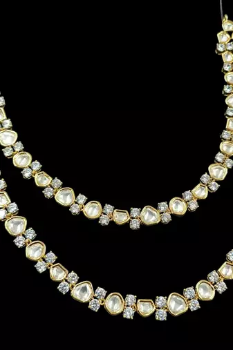 Neacklesh  set moti  kundan