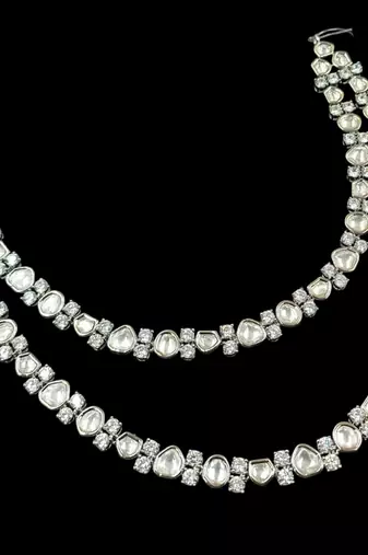 Neacklesh  set moti  kundan