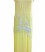 Designer Pearl Work Georgette Kurti Fabric Only GP51