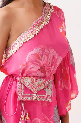 Pink crepe co-ord set