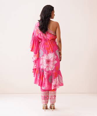 Pink crepe co-ord set 5