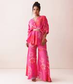 Pink crepe co-ord set