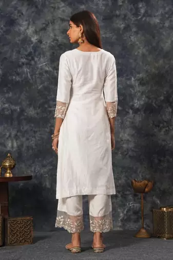 Harshita - Ivory Suit Set