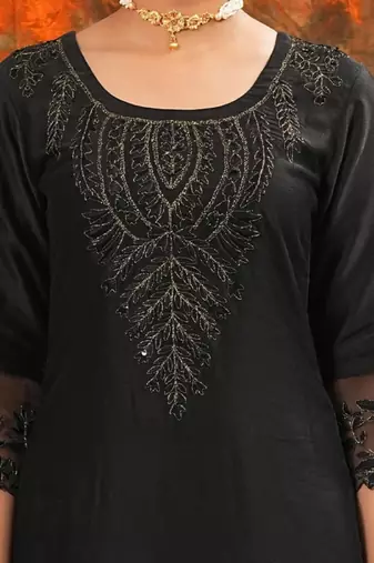 Harshita - black suit set