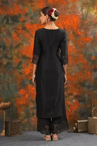 Harshita - black suit set