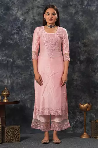 Harshita - pink suit set