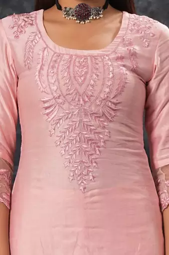 Harshita - pink suit set