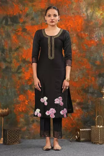 Radhika - black suit set