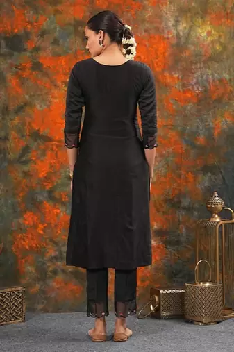 Radhika - black suit set