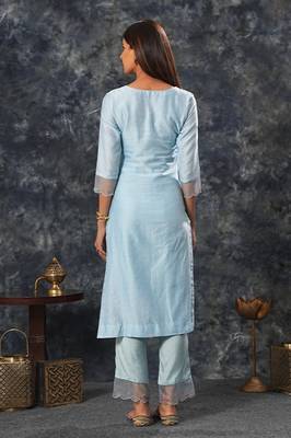 Radhika - Sky Blue Suit Set 4