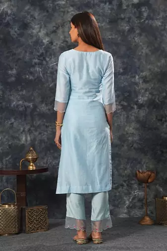 Radhika - Sky Blue Suit Set
