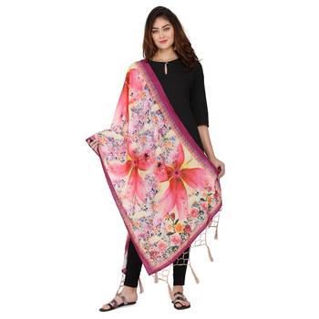 Multi Colour Muslin Cotton Dupatta For Stylish Girlie Casual Fashion Looks 1