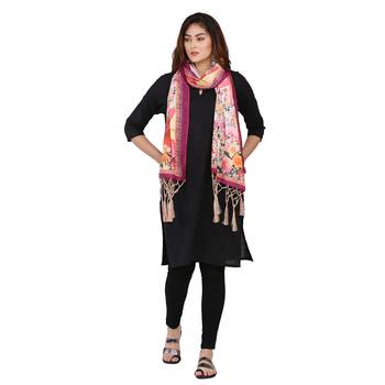 Multi Colour Muslin Cotton Dupatta For Stylish Girlie Casual Fashion Looks 3
