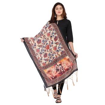 Multi Colour Muslin Cotton Dupatta For Stylish Girlie Casual Fashion Looks 1
