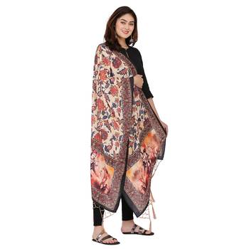 Multi Colour Muslin Cotton Dupatta For Stylish Girlie Casual Fashion Looks 3