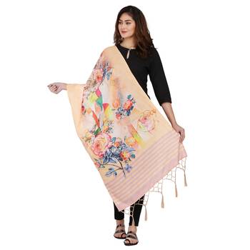 Multi Colour Muslin Cotton Dupatta For Stylish Girlie Casual Fashion Looks 1