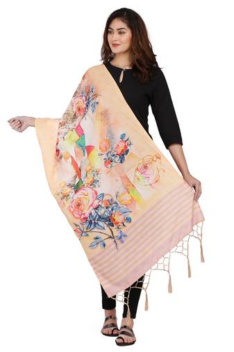 Multi Colour Muslin Cotton Dupatta For Stylish Girlie Casual Fashion Looks