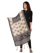 Beige Colour Muslin Cotton Dupatta For Stylish Girlie Casual Fashion Looks