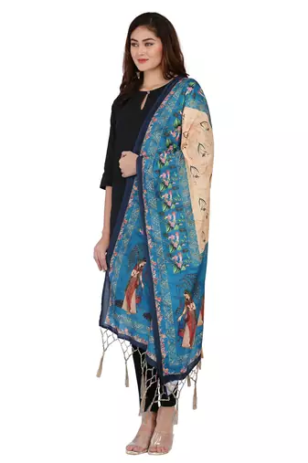 Multi Colour Muslin Cotton Dupatta For Stylish Girlie Casual Fashion Looks