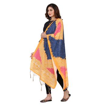 Multi Colour Muslin Cotton Dupatta For Stylish Girlie Casual Fashion Looks 3