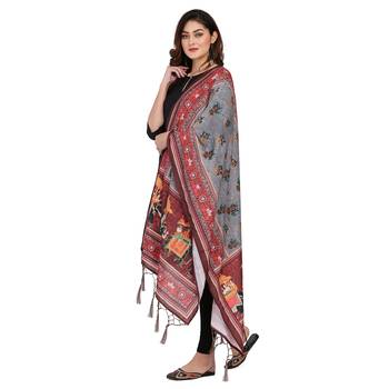 Multi Colour Muslin Cotton Dupatta For Stylish Girlie Casual Fashion Looks 3