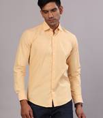 Yellow and white striped shirt