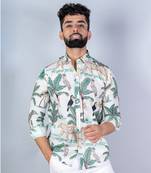 Jungle safari printed full sleeves cotton shirt