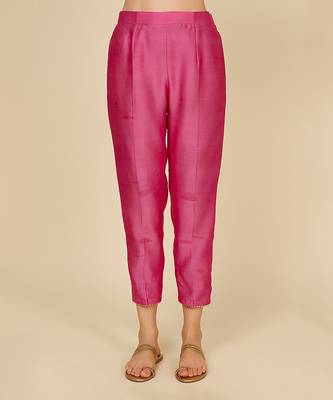 Ombre dyed kurta with pants with foil printing 3