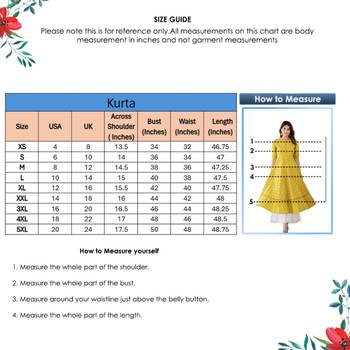  women's mustard floral printed anarkali kurti (mustard) 5