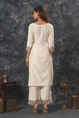 Rajdulari - ivory suit set 4