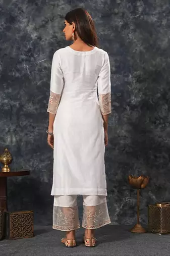 Rukmani - Ivory Suit Set