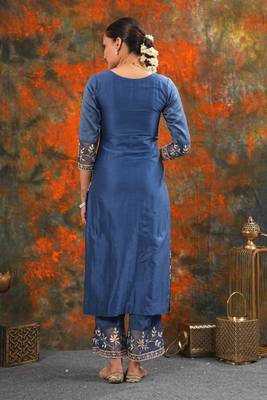 Rukmani - Midnight Blue Suit Set 4