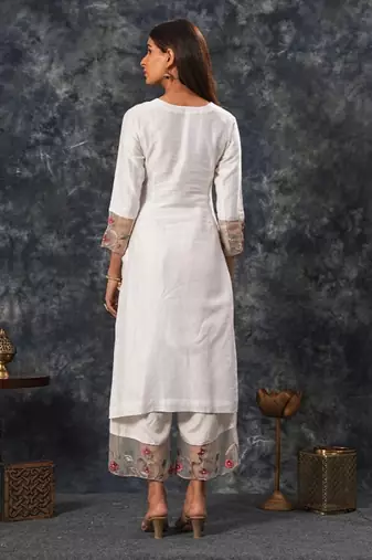 Sarla - Ivory Suit Set