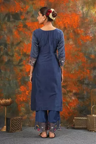 Sarla - Midnight Blue Suit Set