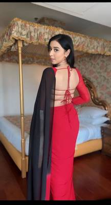 Pure Georgette Fabric Padding Print Ready To Wear Saree With Un-Stitched Blouse 6