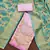 Pink Cotton Chanderi Unstitched Dress Material
