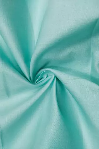 Manvaa women's sea green unstitched digital print handwork banarasi viscose organza dress material 