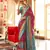 Rani silk blend Blend Patola Saree With Unstitched Blouse Piece