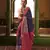 Navy Blue silk blend Blend Woven Saree With Unstitched Blouse Piece