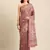 Sangam Prints Burgundy Cotton Digital Print Party Wear  Saree