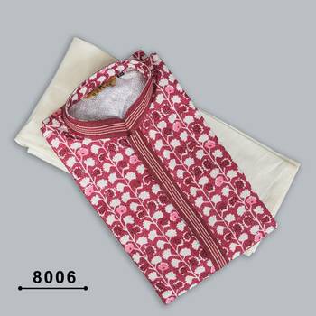 Multicolor printed cotton butti straight kurta with payjama 2