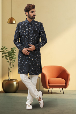 Art silk sherwani for mens 3