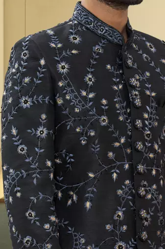 Art silk sherwani for mens
