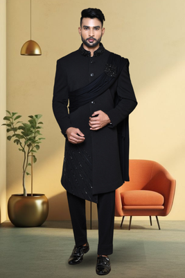 Silk sherwani for mens 4