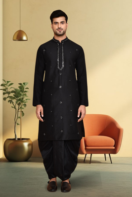 Art silk dhoti kurta for mens 1