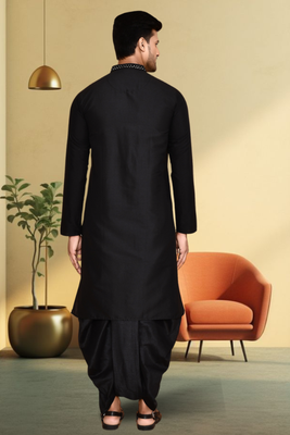Art silk dhoti kurta for mens 3